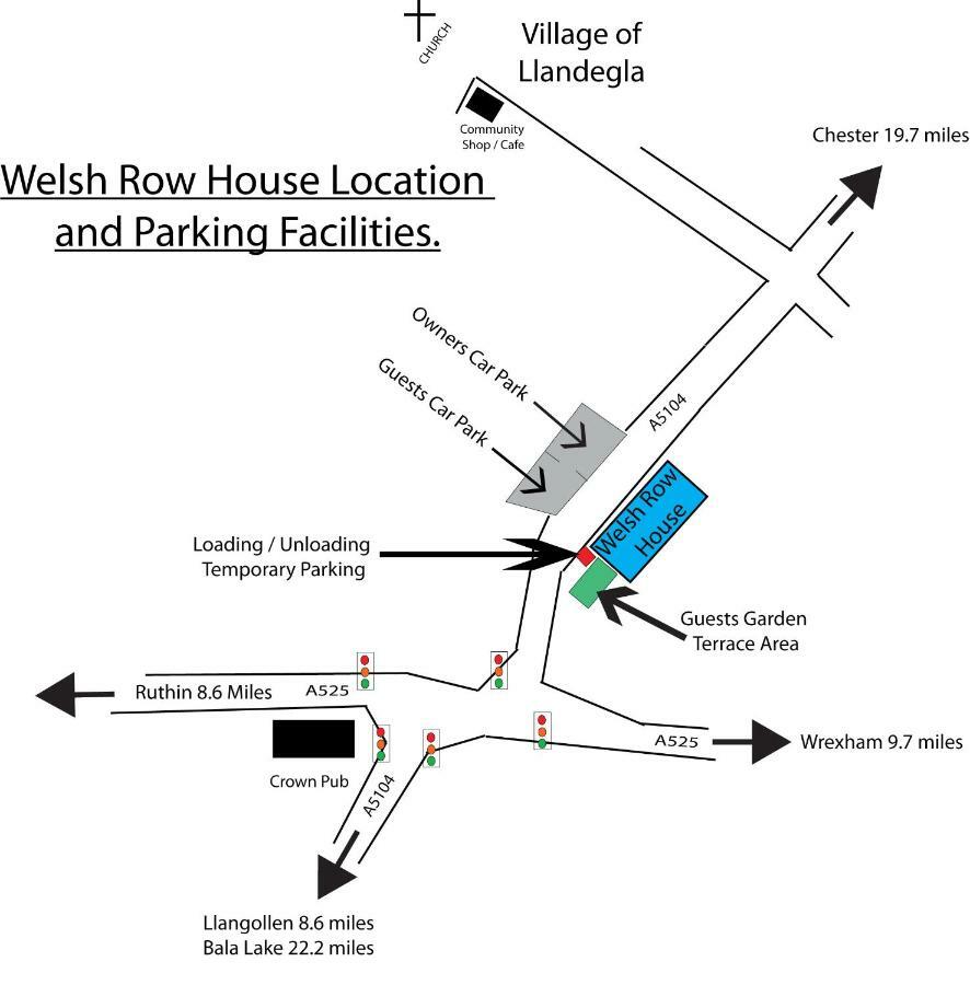 Welsh Row House Apartman Llandegla Kültér fotó